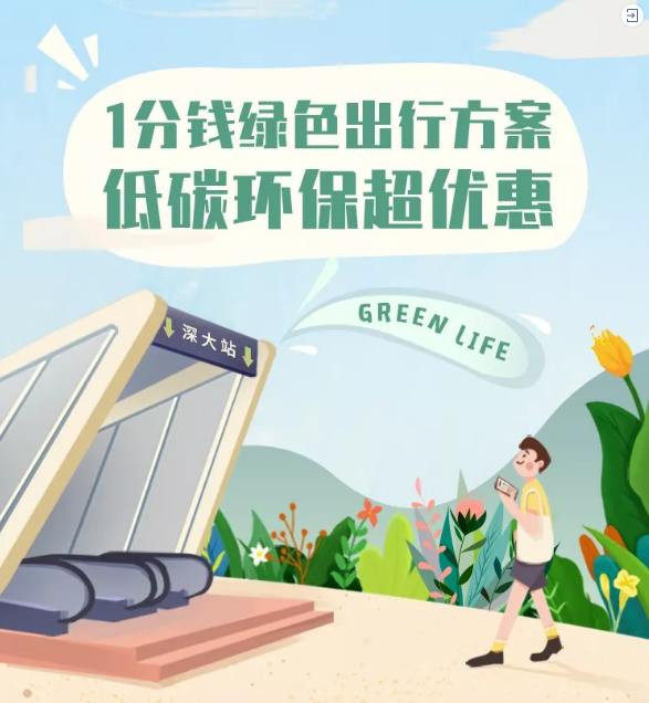 中国银行&腾讯乘车码邀你绿色出行 | 1分钱购买价值20元的地铁乘车码礼包！