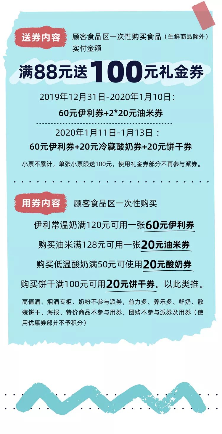 【华润万家】年终福利，品类5折起！生鲜满100送50！