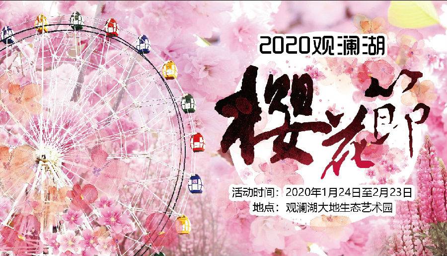 【限量特价】2020深圳观澜湖第四届樱花节，过年好去处，特价19.9元起赏樱花！