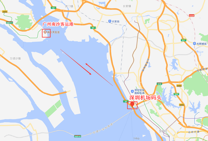 深圳机场码头至广州新航线即将开航！明后两天免费乘坐！
