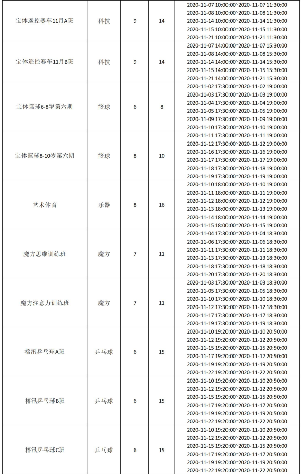 【公益培训】11月宝体公益培训即将开放报名啦！