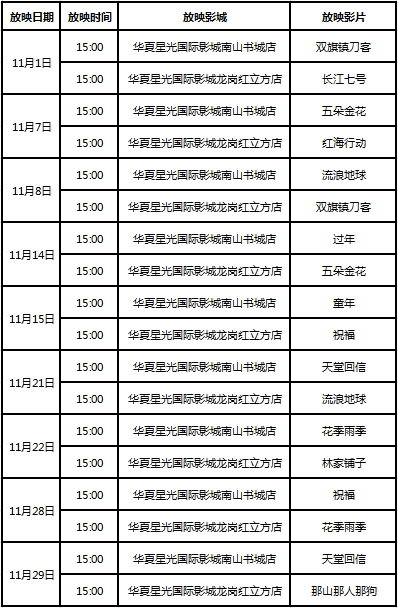 【免费看电影】未成年人公益观影本周开启~