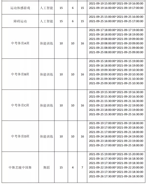 【免费报名】2021年9月宝体公益培训课程来了
