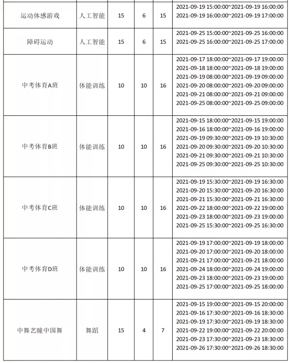 【免费报名】2021年9月宝体公益培训课程来了