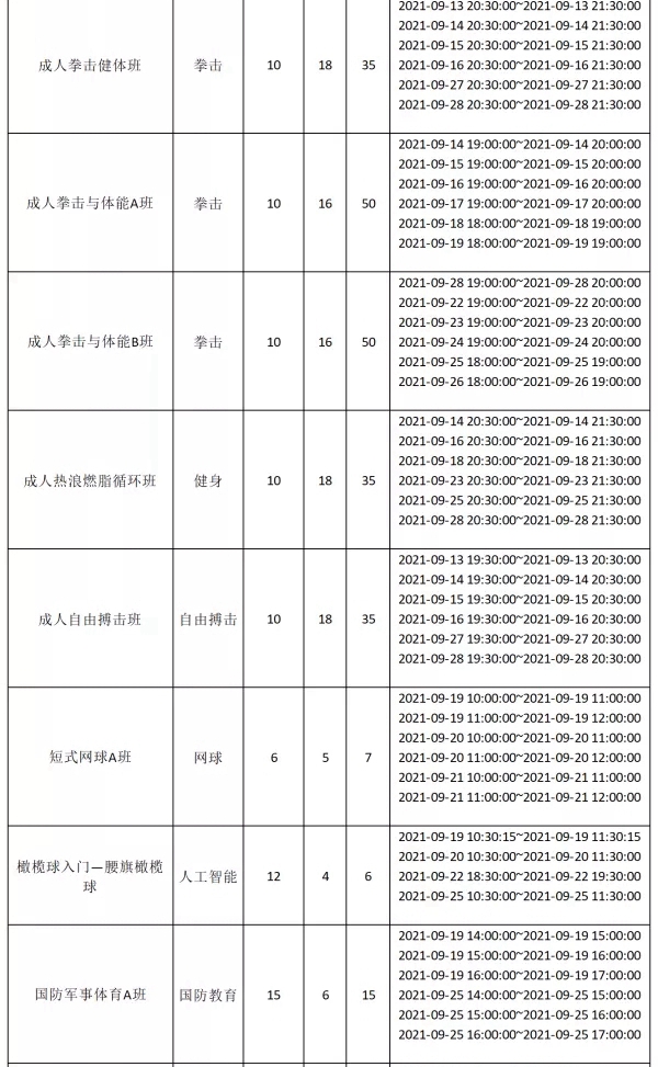 【免费报名】2021年9月宝体公益培训课程来了