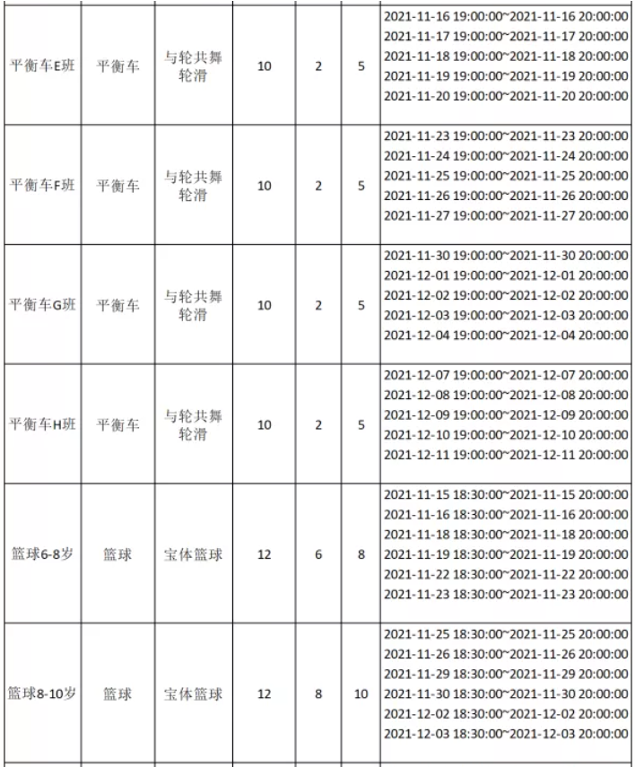 【免费报名】2021年11月-12月宝体公益培训课程即将开放报名