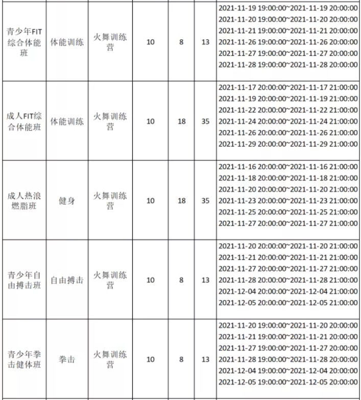 【免费报名】2021年11月-12月宝体公益培训课程即将开放报名