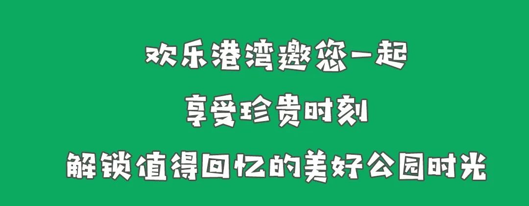 周末快乐指南 | 「欢乐港湾公园文化季」来袭！更有精彩福利