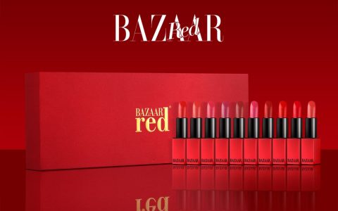 【一折秒杀】芭莎时尚限量出品！仅198元=10支抢原价1980元『Bazaar red芭莎红』口红套装！