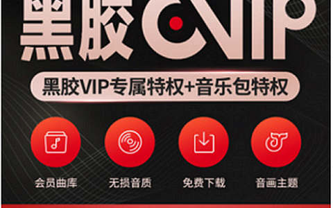 【网易云音乐】直充到账！69元抢216元网易云音乐VIP年卡会员；黑胶VIP专属特权+音乐包特权，海量音乐随心听！