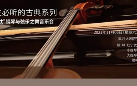 【免费领票】艺术大观——“杜与沈”钢琴与弦乐之舞音乐会