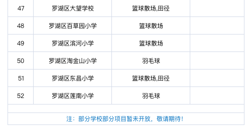 罗湖区学校体育场地免费开放，等你“一键预约”！