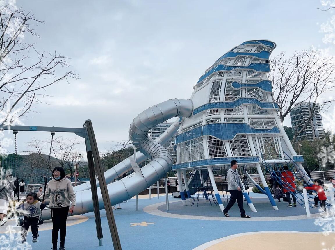 鹏飞公园，深圳海边新开的宝藏儿童乐园，今年会火爆！