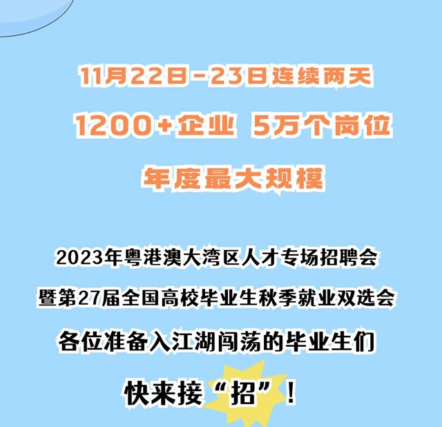 200+名企、5万个优质岗位！年度最大规模双选会开启报名"