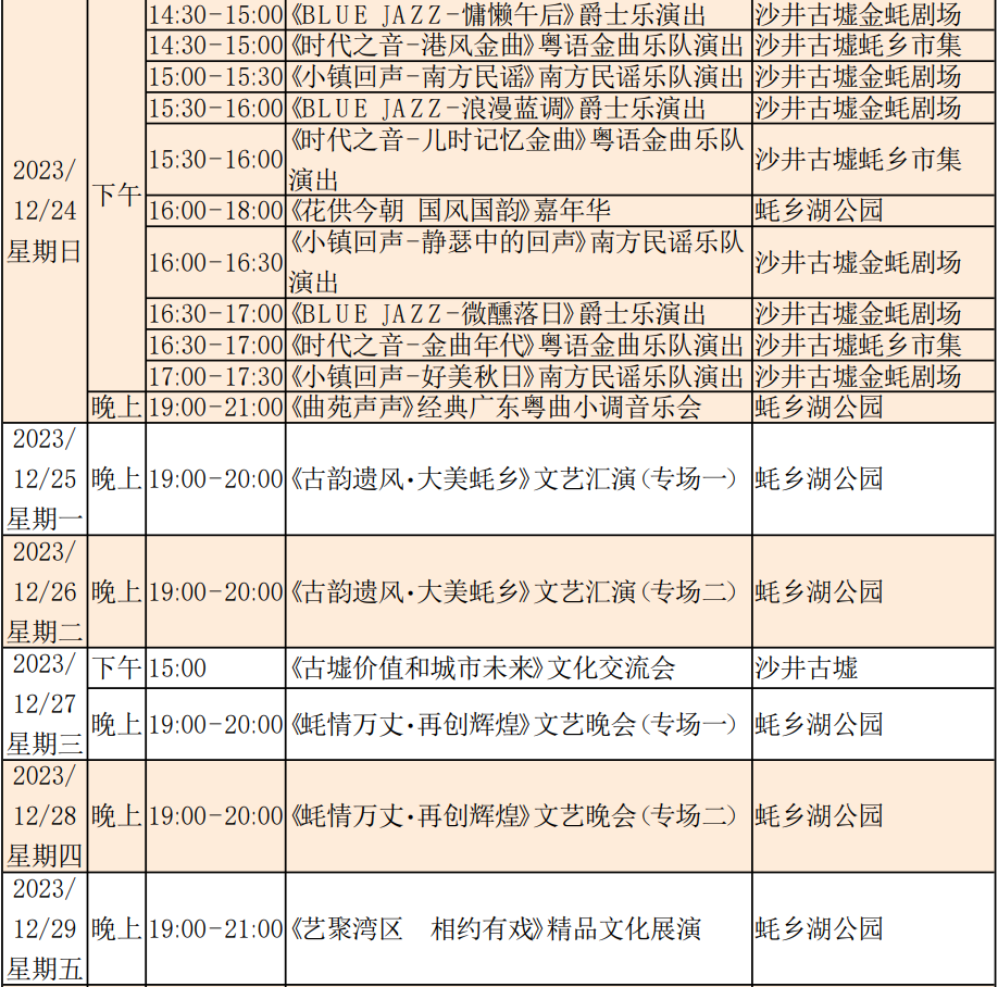 000+种美食、150+场活动！沙井金蚝节本周五开幕！"