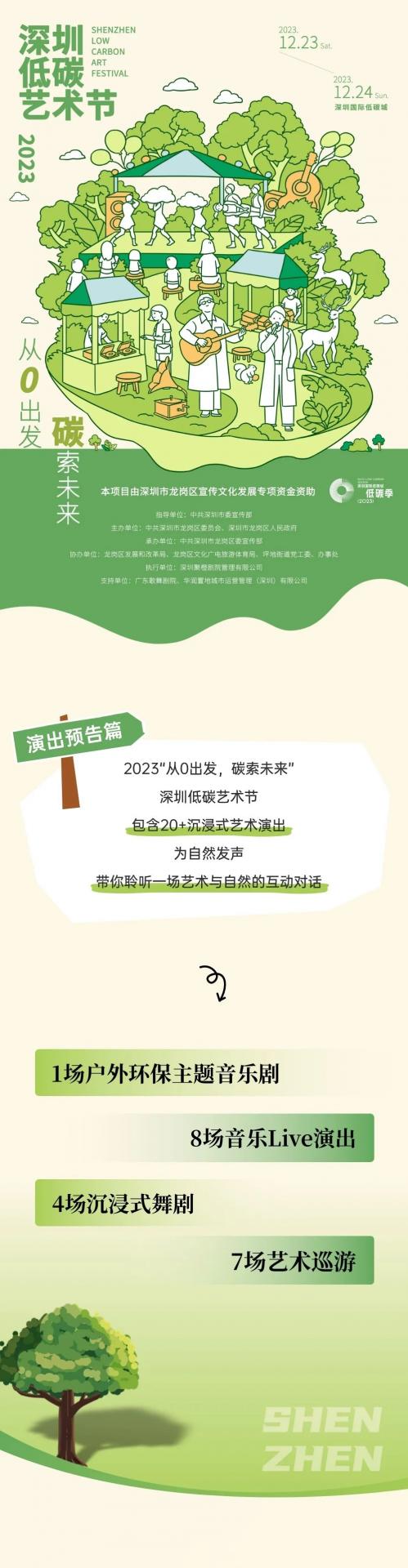 19:00开抢！20+场沉浸式艺术演出，2023深圳低碳艺术节等你来！