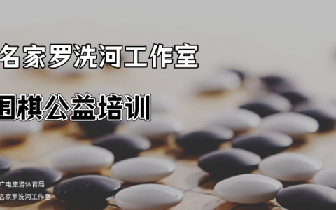 【公益培训】围棋世界冠军罗洗河亲授！2024年首场“围棋盛宴”开课~