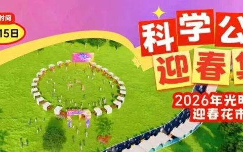 2026年光明区迎春花市持续10天！逛它！